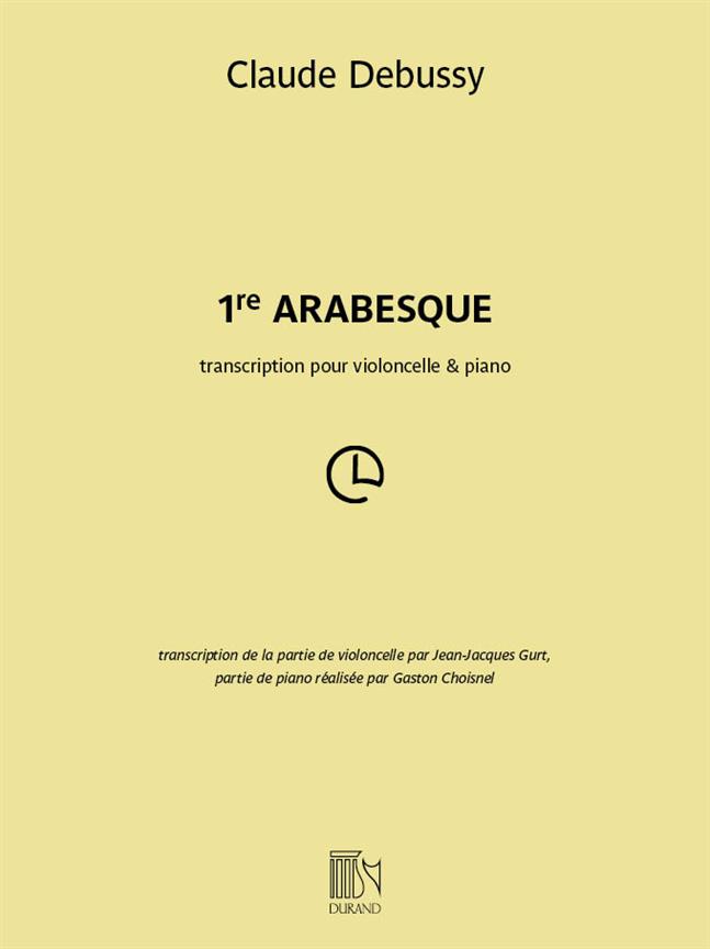 1re Arabesque - transcription pour violoncelle & piano - violoncello a klavír